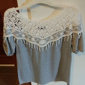 Crochet off the shoulder top like new